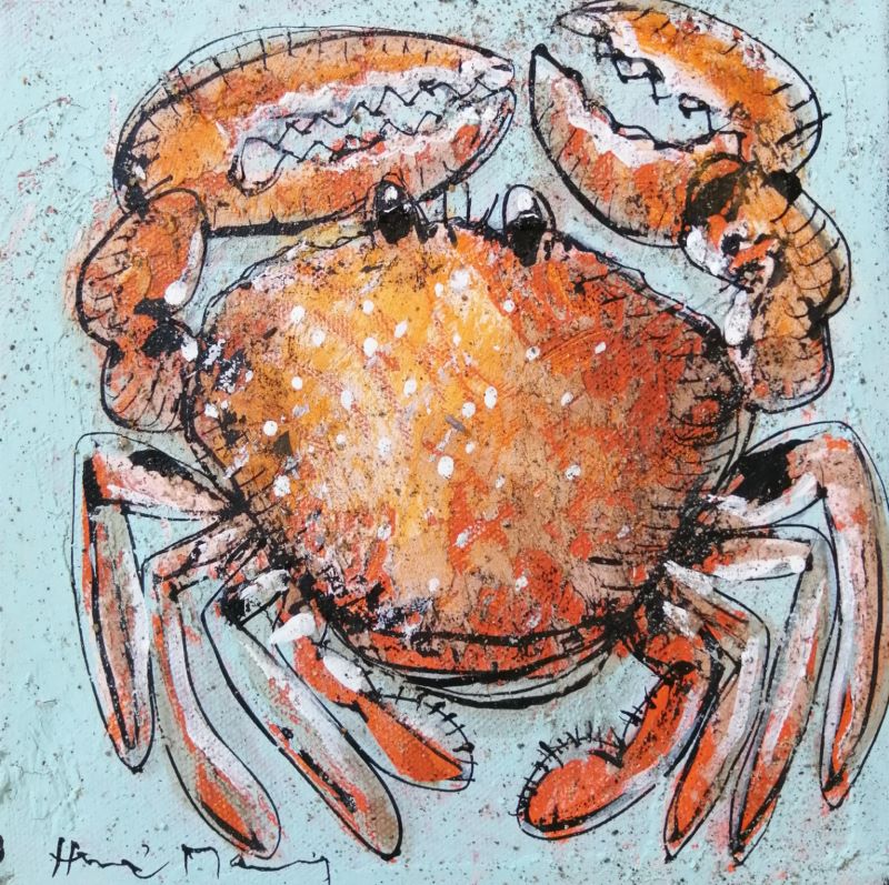 Crabe - 20 x 20 cm - Prix sur demande