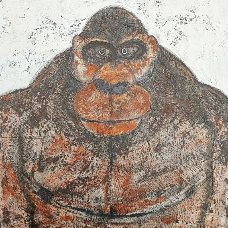Gorille - 100 x 100 cm - 2 300 €